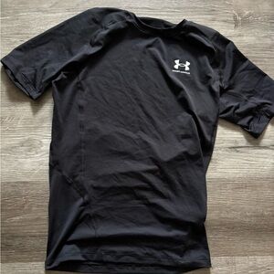Under Armour Men's Black Short Sleeve Compression Tee